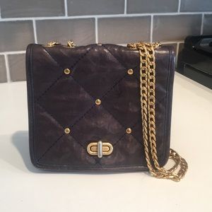 Rebecca Minkoff Crossbody Chain Link Bag (Navy)